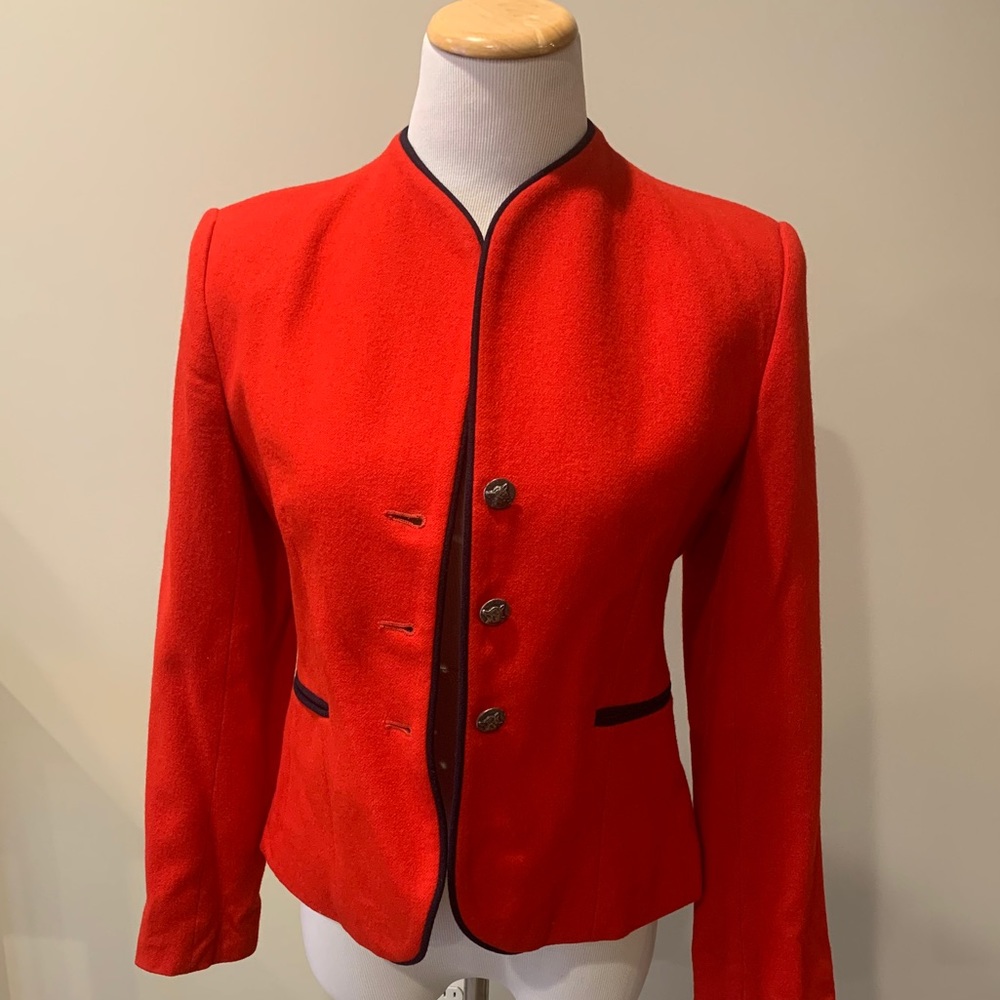 Red Vintage Fox Hunt jacket